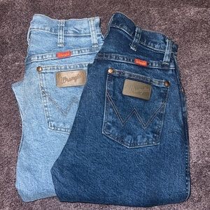 Cowboy cut wranglers